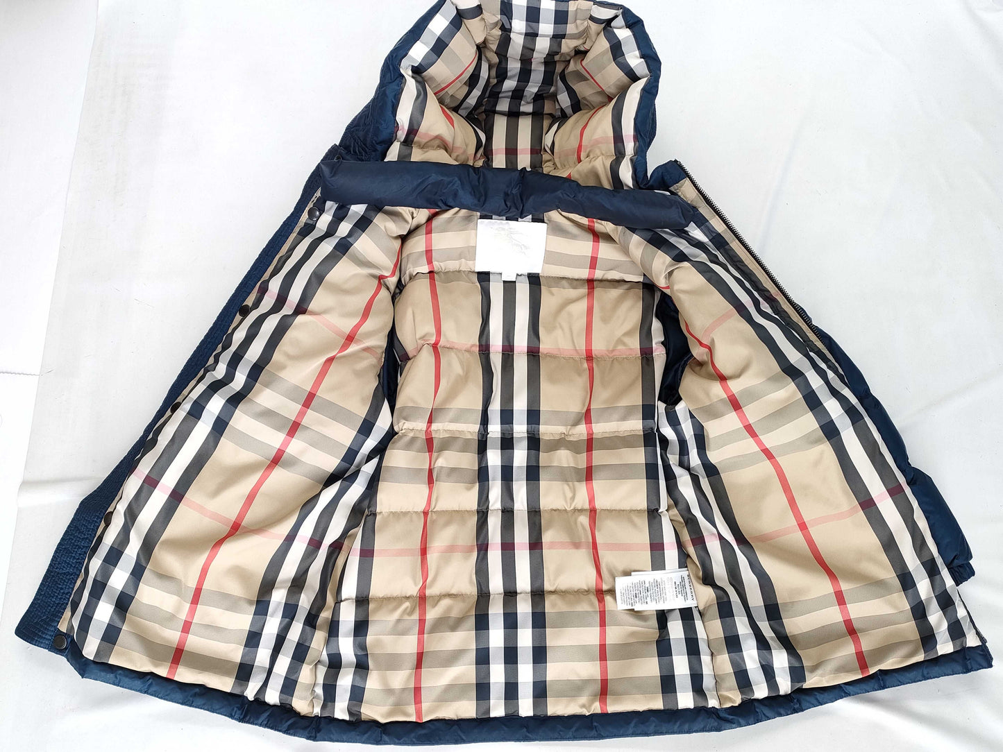 BURBERRY Kids' Down Jacket with Nova Check Lining