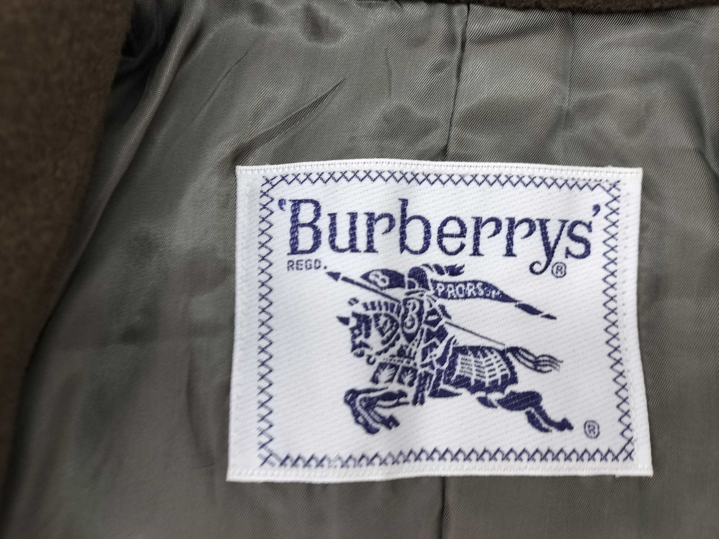 BURBERRY Long Coat Size 7
