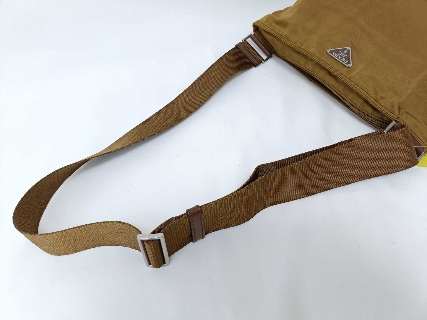 PRADA Nylon Brown Shoulder Bag