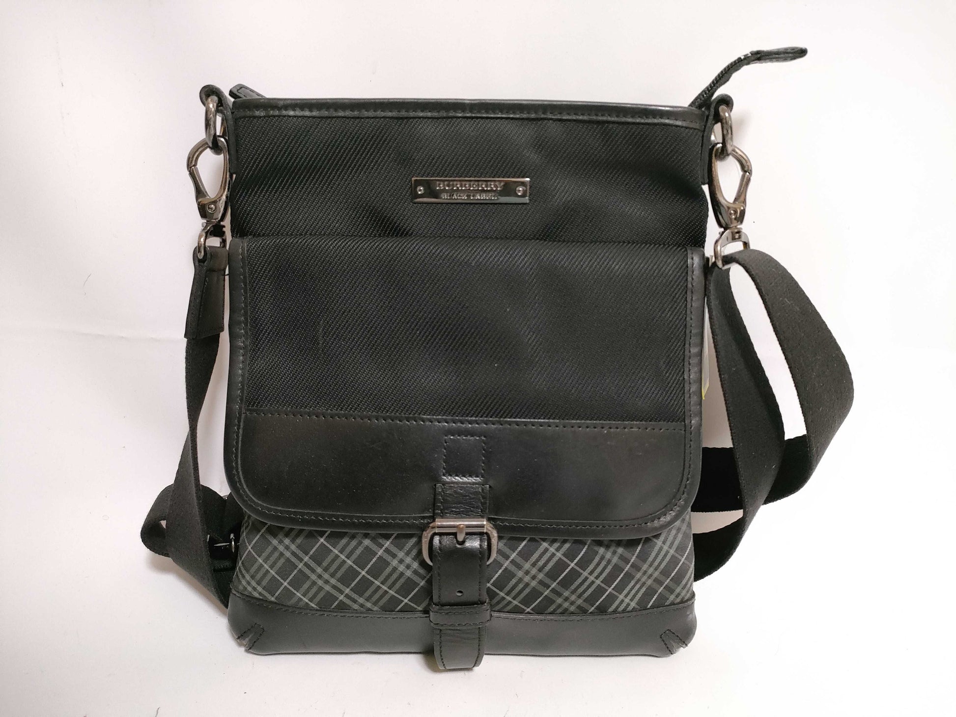 BURBERRY BLACK LABEL BLACK LABEL CHECK SHOULDER BAG