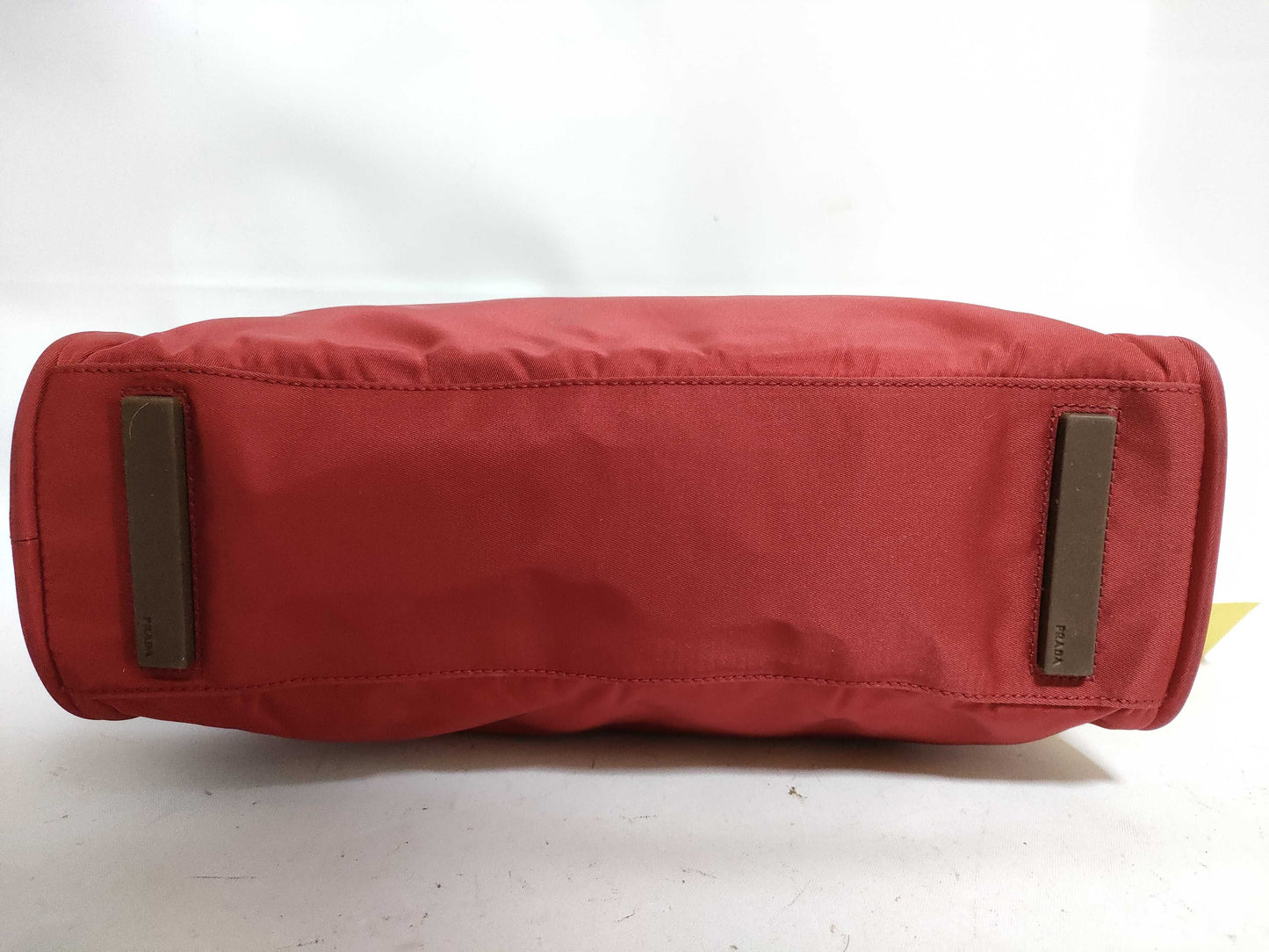 PRADA nylon handbag red handbag
