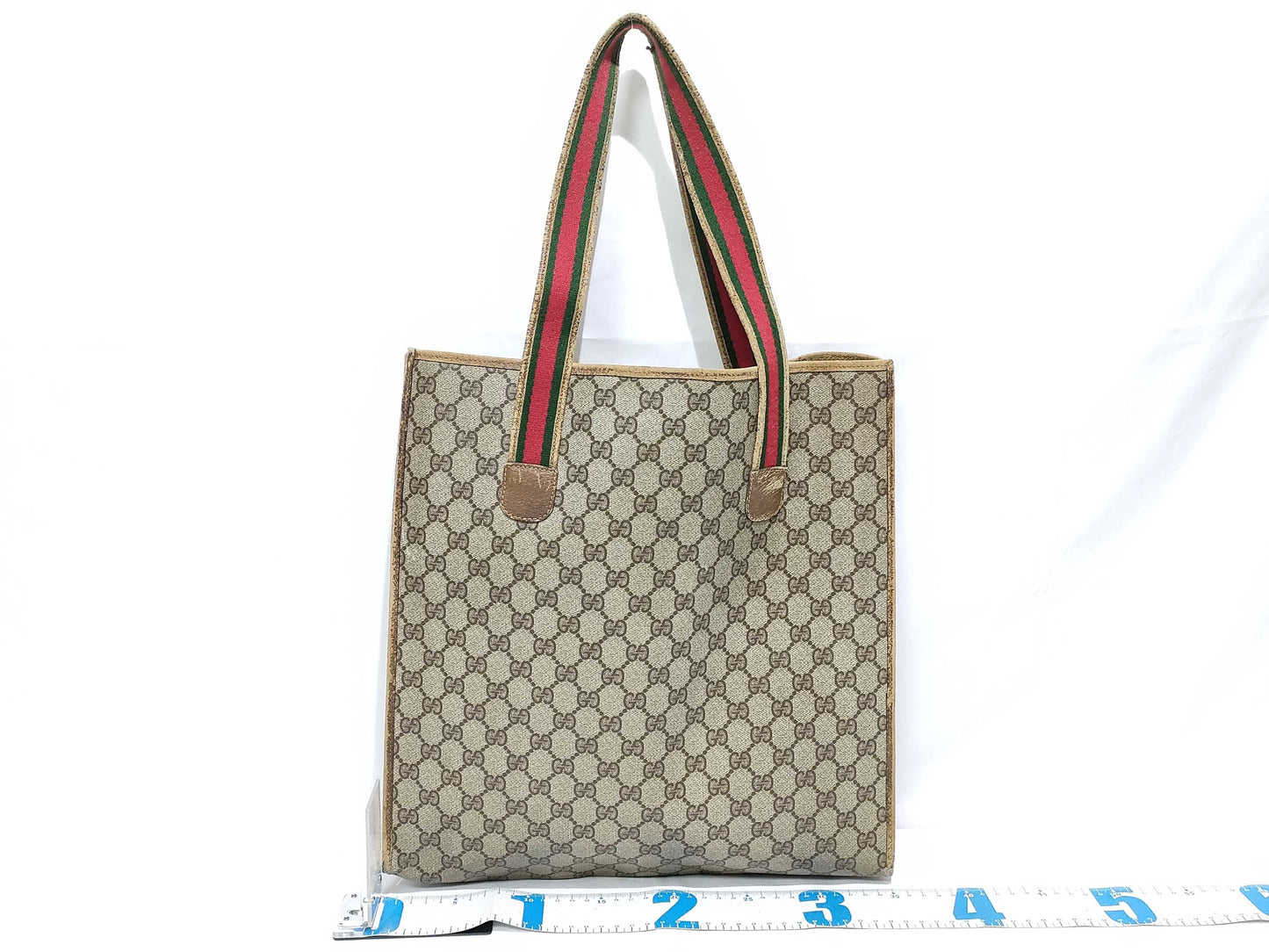 GUCCI GG Supreme Old Gucci Hand Tote Bag