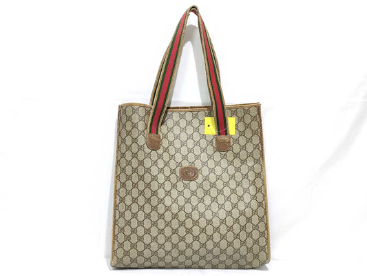 GUCCI GG Supreme Old Gucci Hand Tote Bag