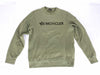 MONCLER khaki sweatshirt with logo print
