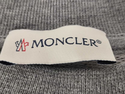 MONCLER Sweatshirt with Logo Print, Gray, H10918G00049, Tops