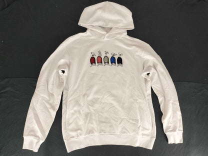 MONCLER Duck Hoodie White Tops
