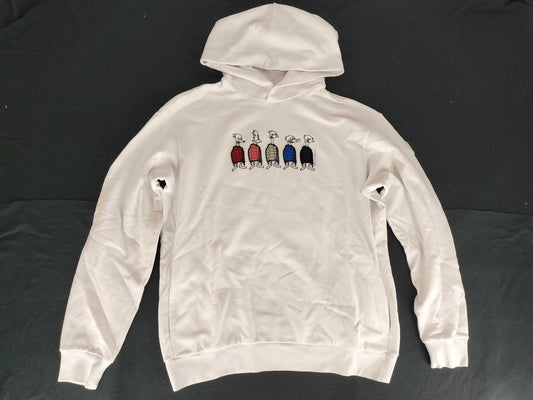 MONCLER Duck Hoodie White Tops