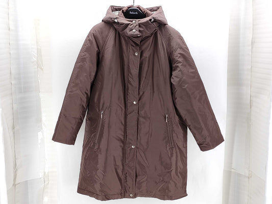 BURBERRY Down Coat Brown Hooded Coat