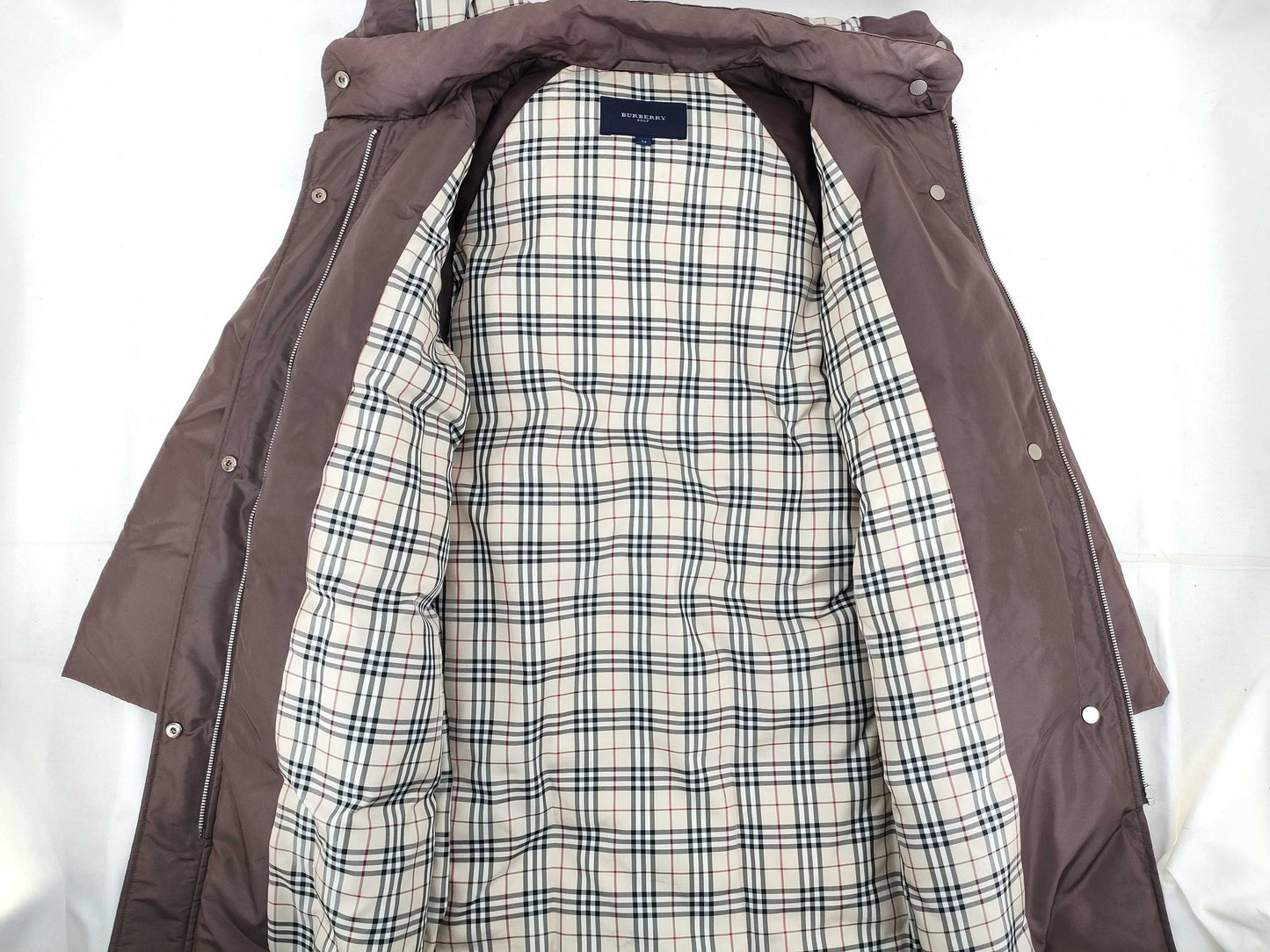 BURBERRY Down Coat Brown Hooded Coat