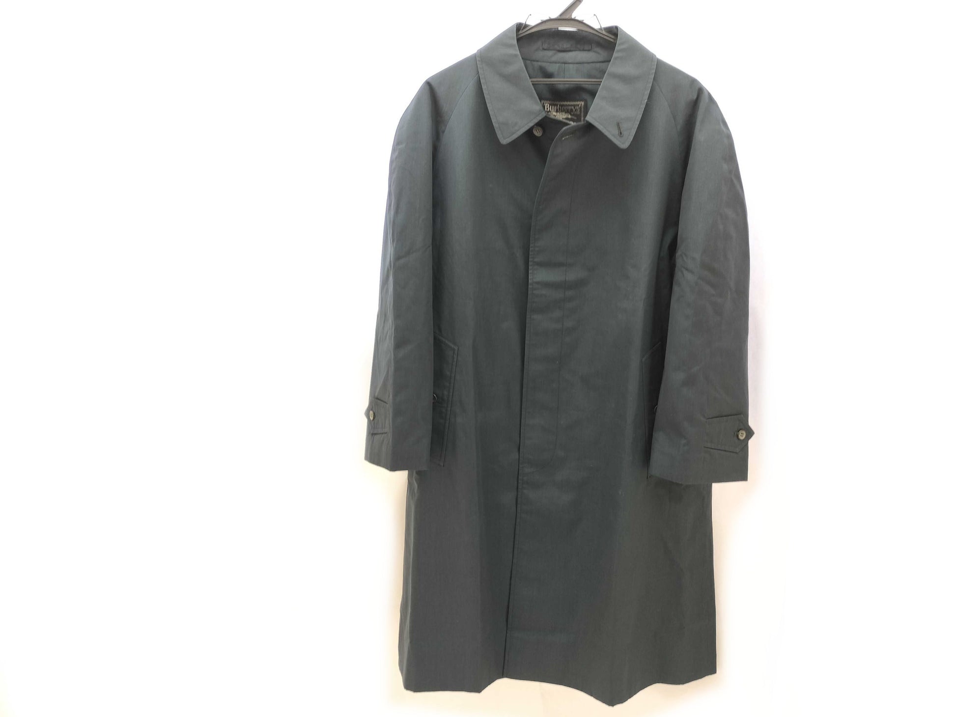 BURBERRY Burberrys Bal-Collar Coat Navy