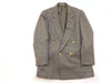 BURBERRY Burberry/Gold Logo Suit Jacket Gray Jacket