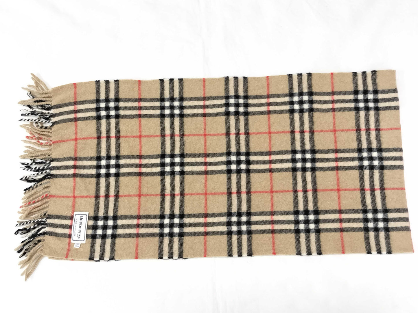 BURBERRY Nova Check Cashmere Scarf