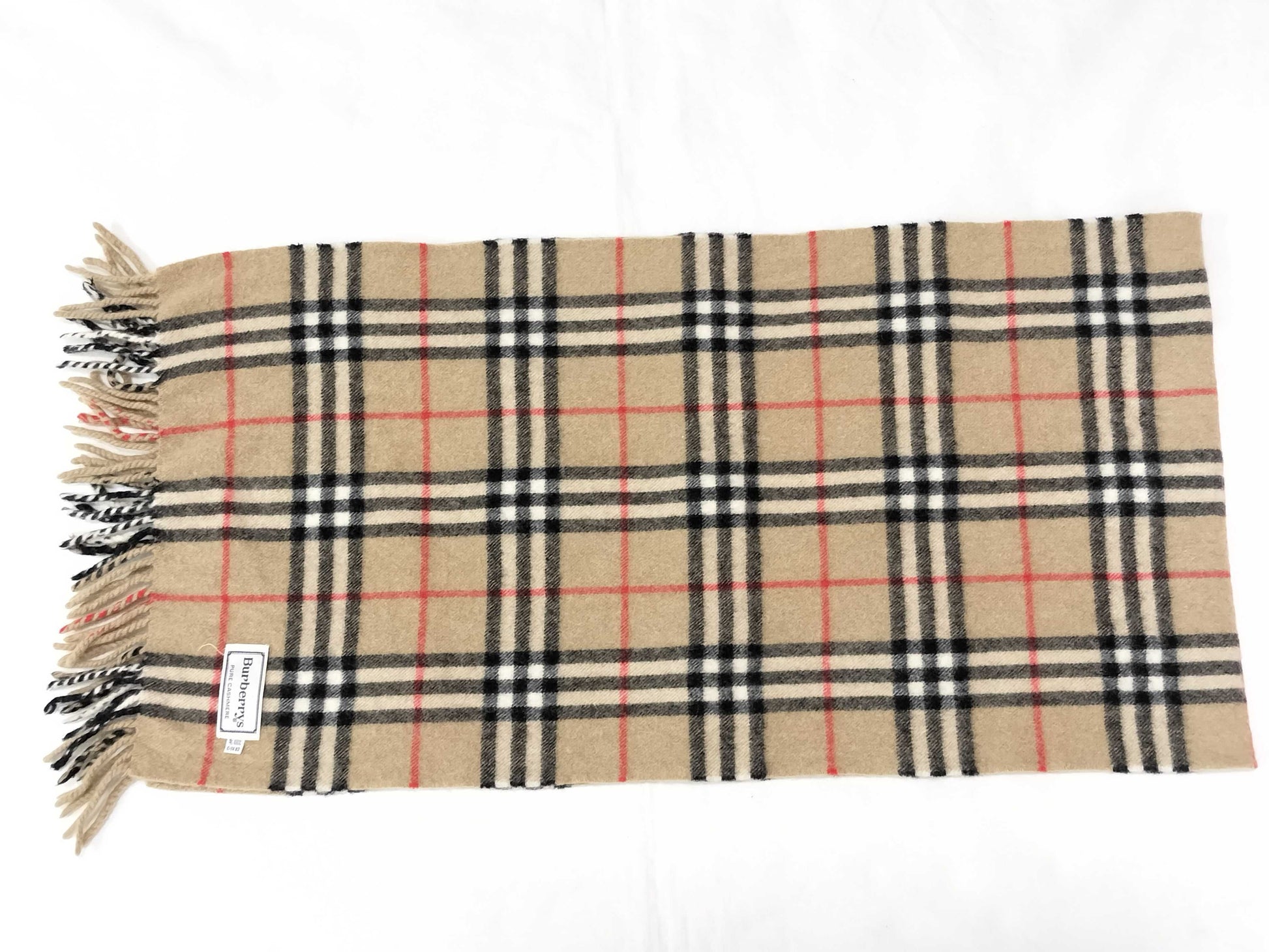 BURBERRY Nova Check Cashmere Scarf