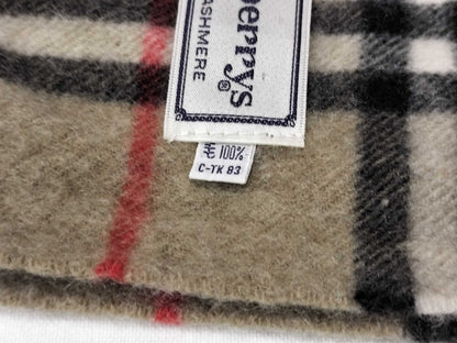 BURBERRY Nova Check Cashmere Scarf