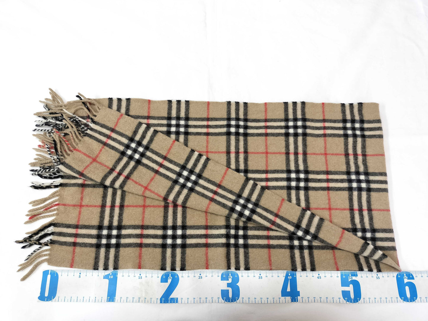 BURBERRY Nova Check Cashmere Scarf