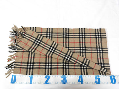 BURBERRY Nova Check Cashmere Scarf