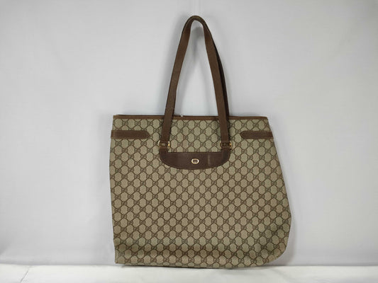 GUCCI GG Supreme Tote Bag 39.02.061 Corner Scratches Tote Bag