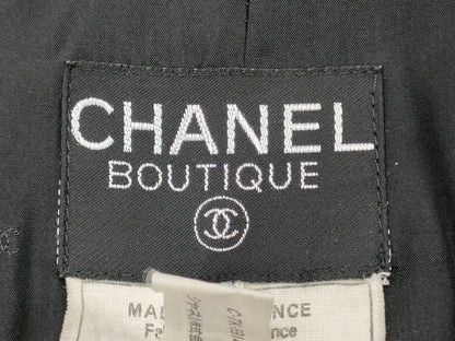 CHANEL Cashmere Coat with Gold Buttons, Size 40