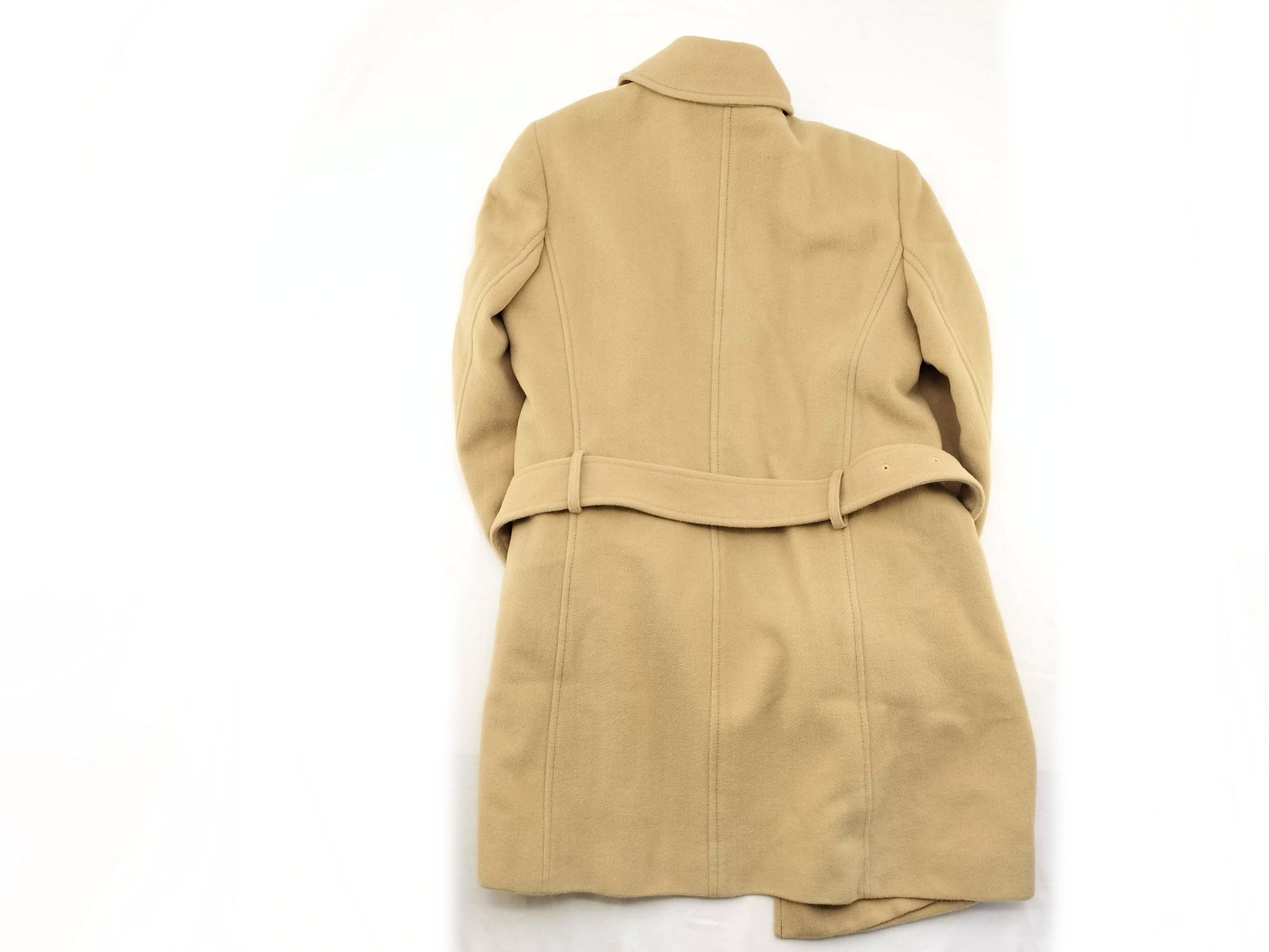 BURBERRY Nova Check Lining Angora Trench Short Coat