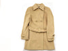 BURBERRY Nova Check Lining Angora Trench Short Coat