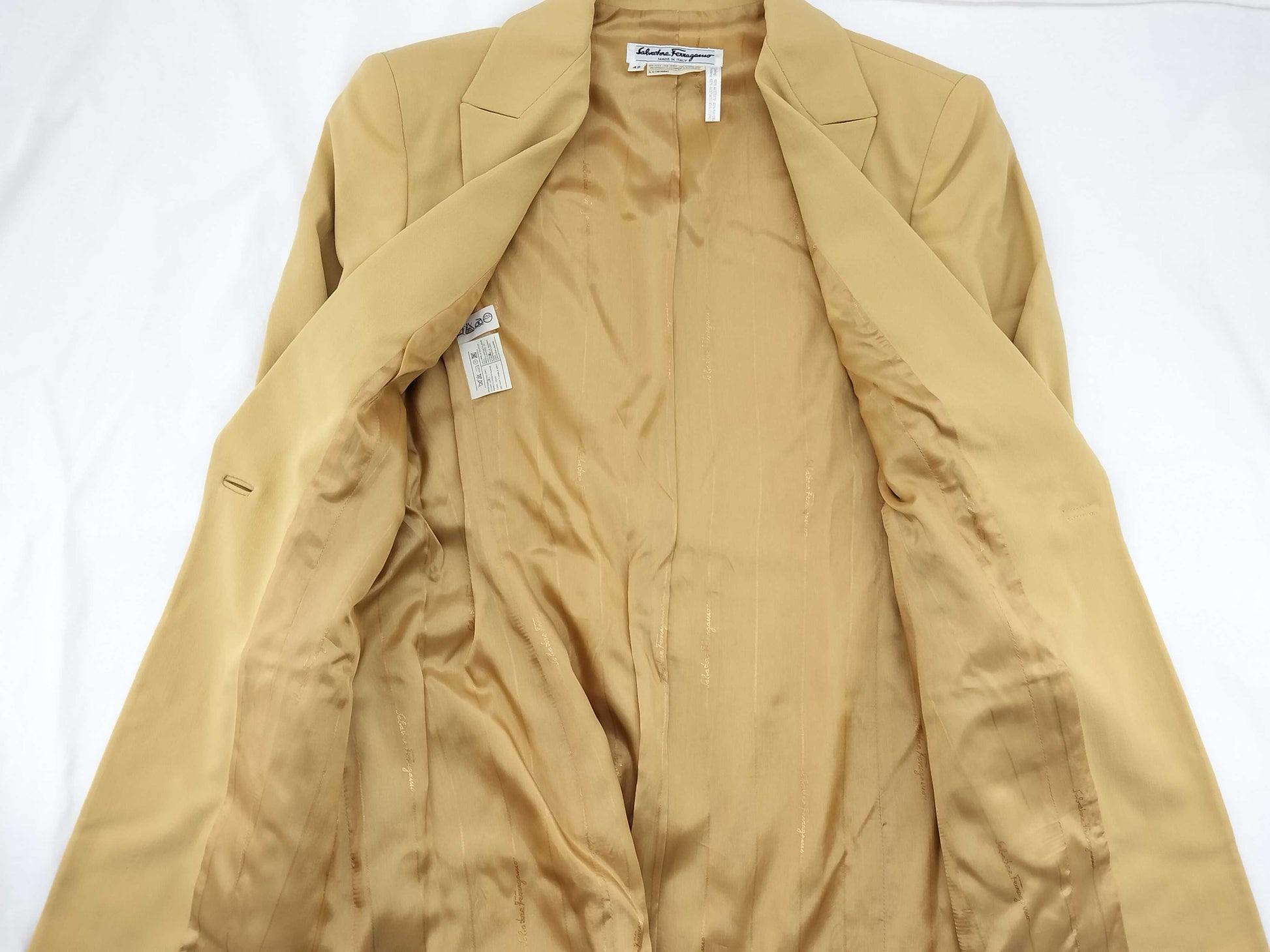 Salvatore Ferragamo jacket with Gancini hardware