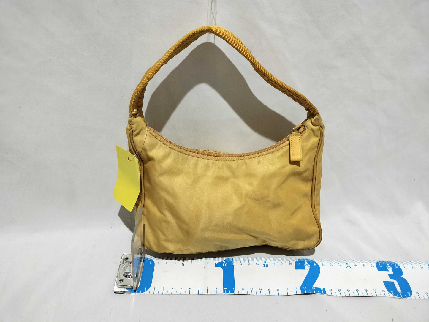 PRADA Nylon One-Shoulder Bag/Yellow