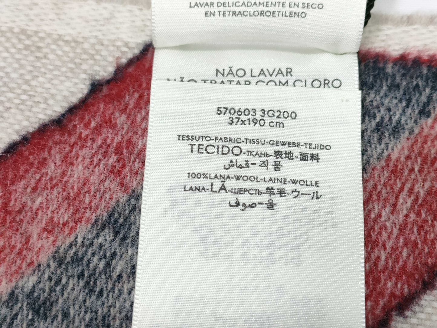 GUCCI GUCCI Scarf 3G200 Beige 9568 Scarf