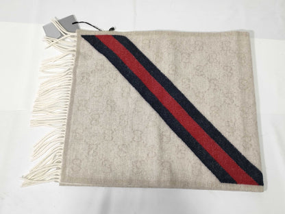 GUCCI GUCCI Scarf 3G200 Beige 9568 Scarf