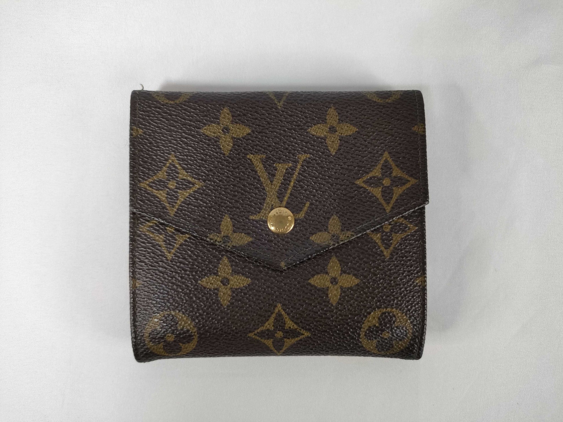 LOUIS VUITTON Monogram Portomone Biekartcredi Wallet