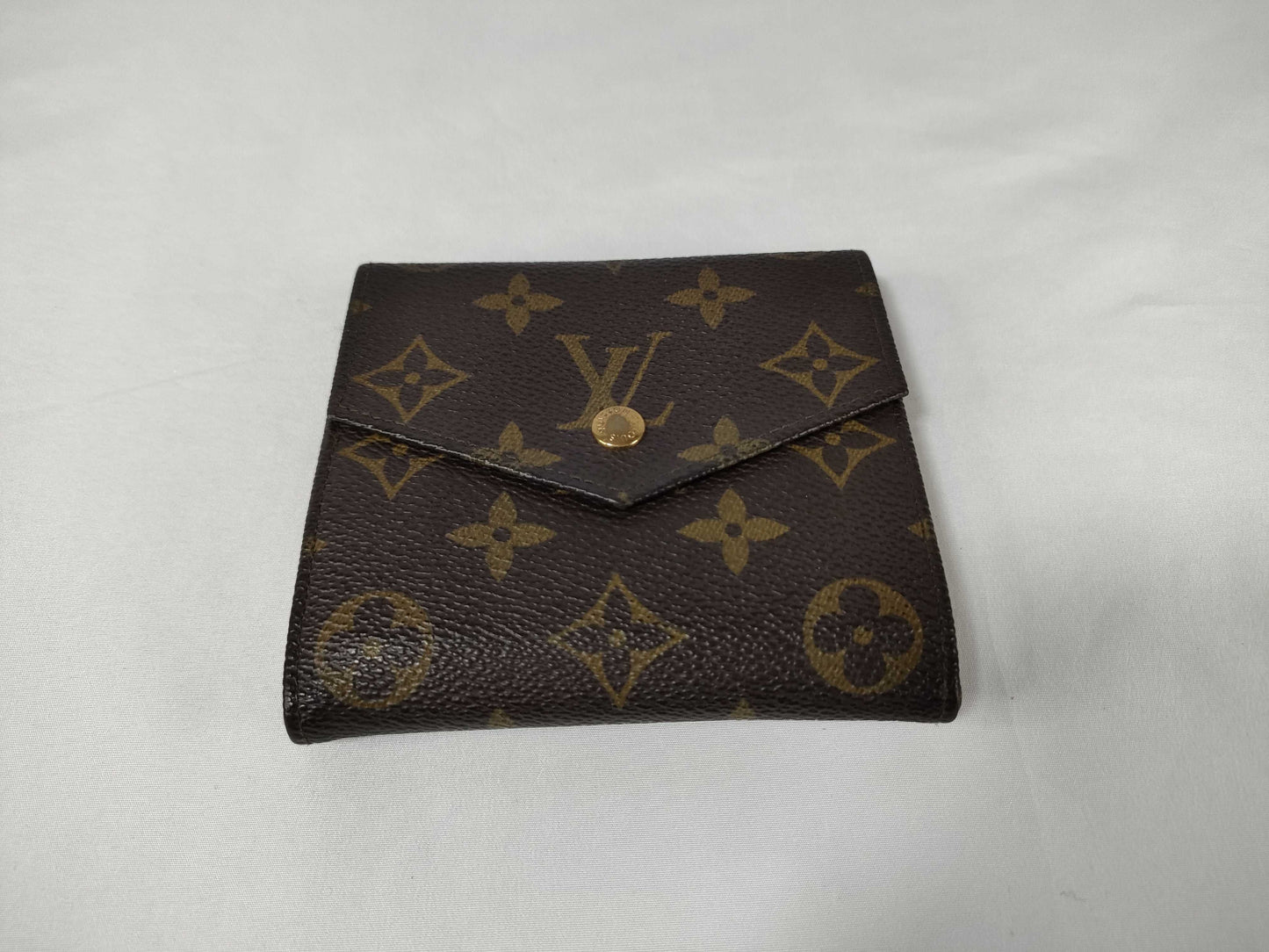 LOUIS VUITTON Monogram Portomone Biekartcredi Wallet