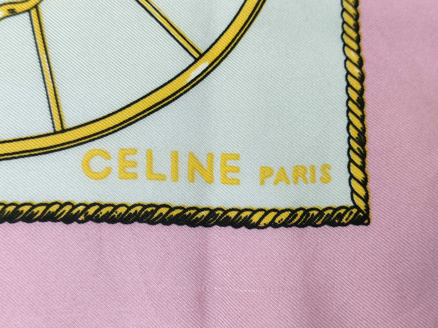 CELINE Horsebit and other pastel color scarves*3