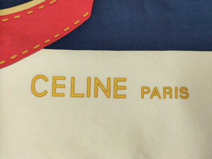 CELINE Horsebit and other pastel color scarves*3