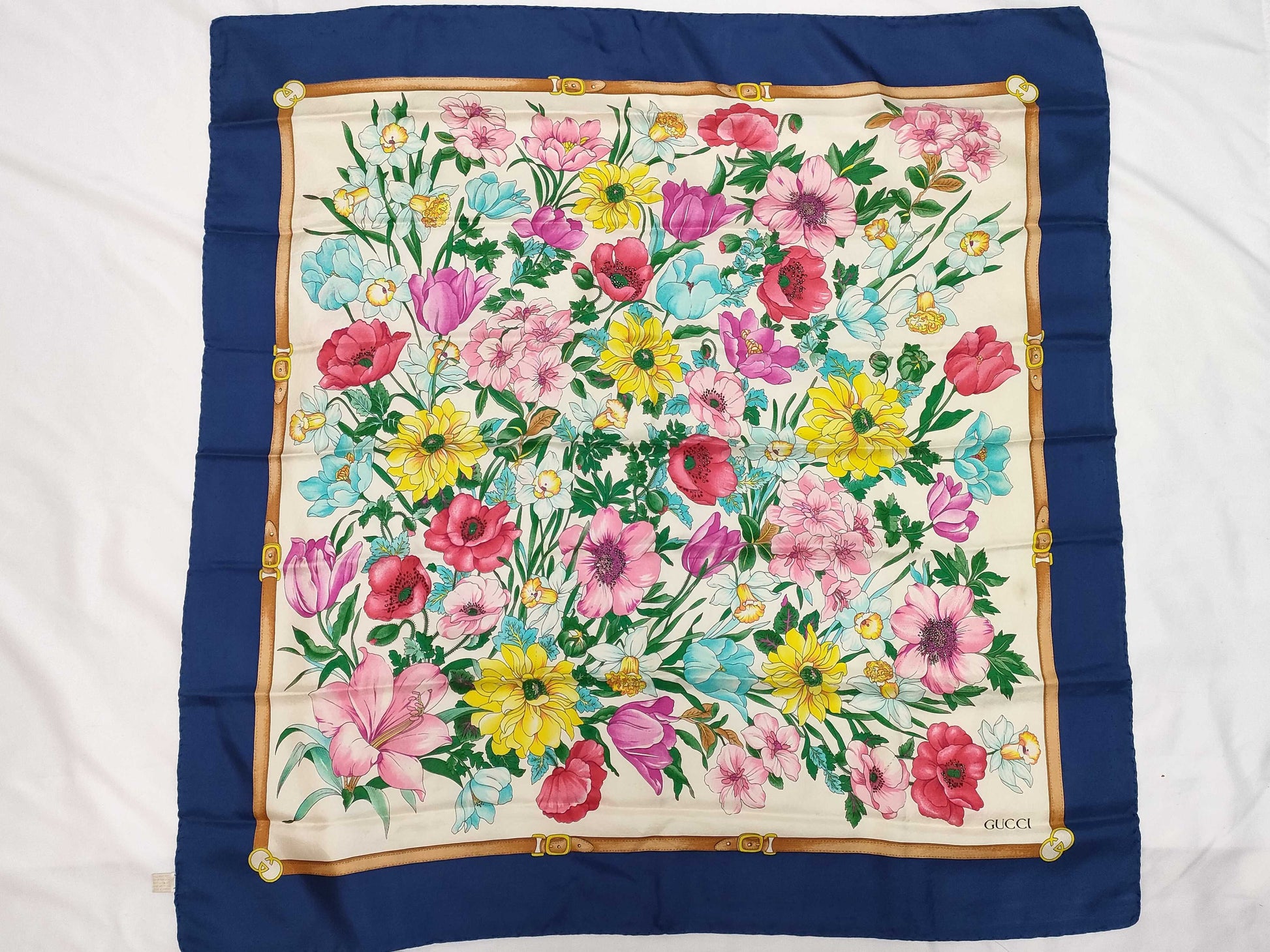 GUCCI Botanical Pattern *2 Scarf