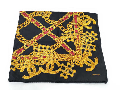 CHANEL CHANEL Chain Design Scarf Scarf