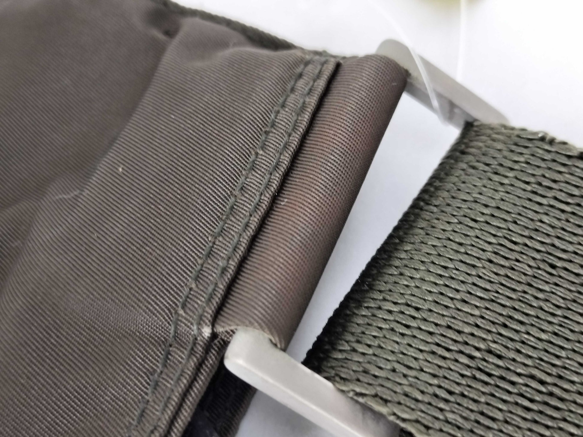 PRADA Nylon Shoulder Bag/Khaki Shoulder Bag