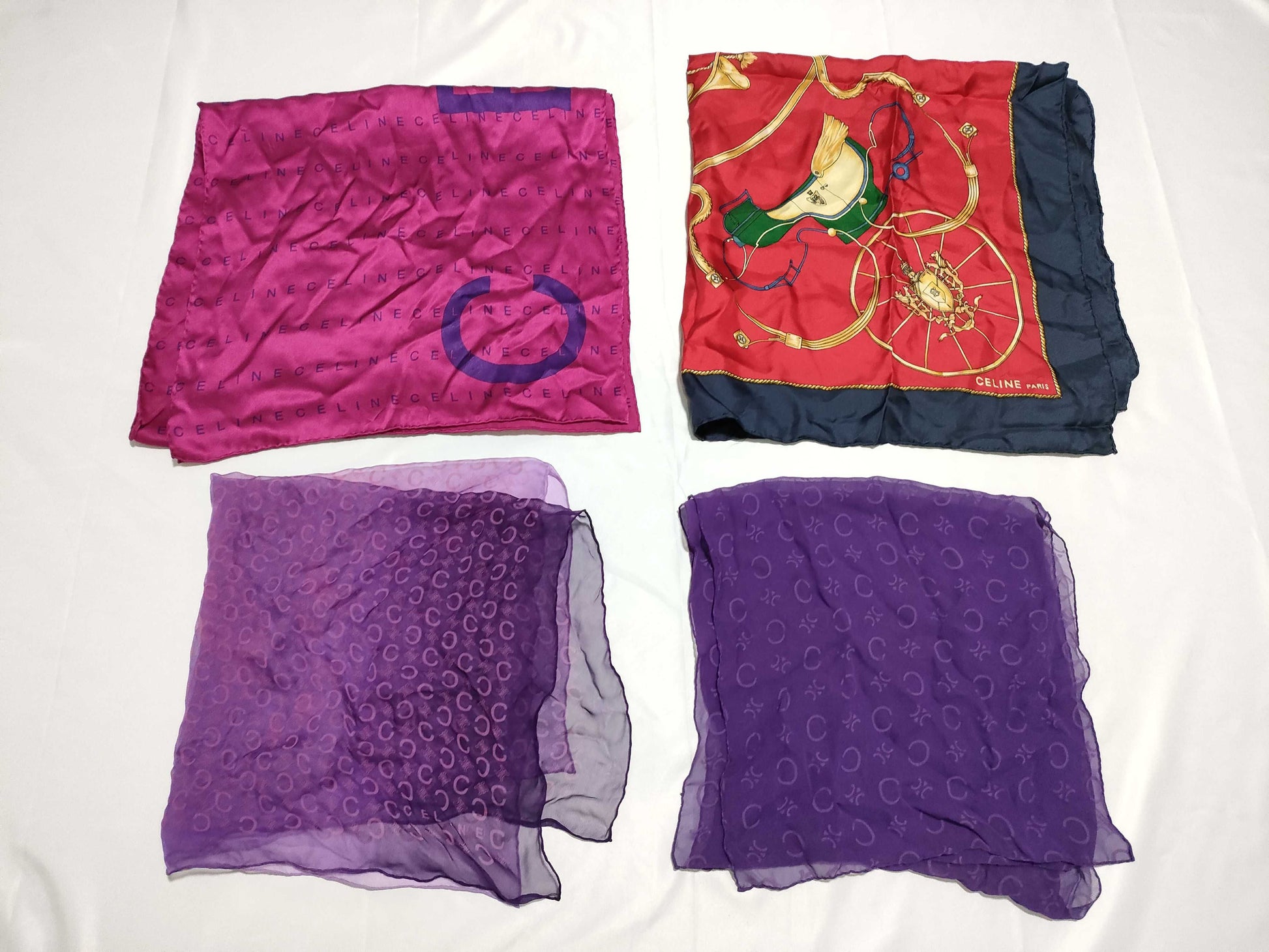 CELINE 4-piece scarf