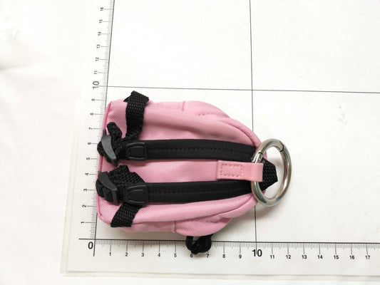 BALENCIAGA Charm Backpack Pink Coin Case