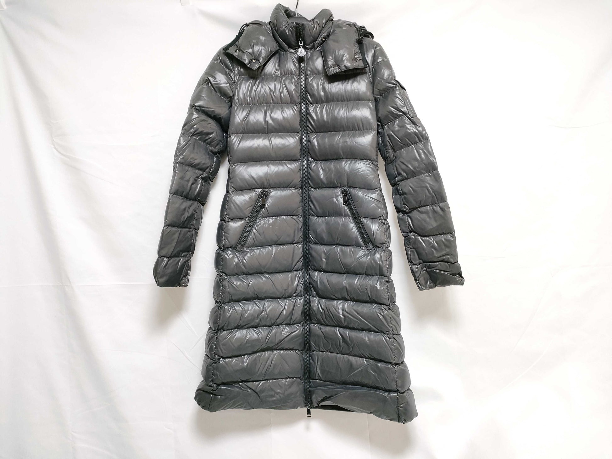 MONCLER Women's Long Down Coat Size 00 Jacket