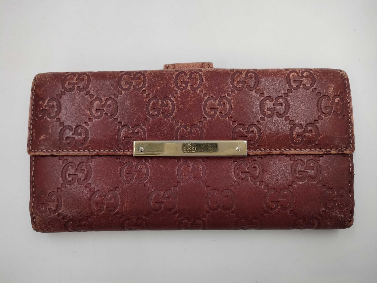 GUCCI Shima Long Wallet 112715 Wallet