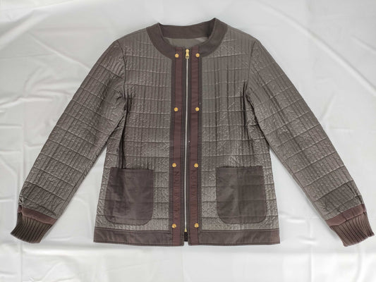 LOUIS VUITTON Quilted Coat RM072 MLPK90 Collarless Coat