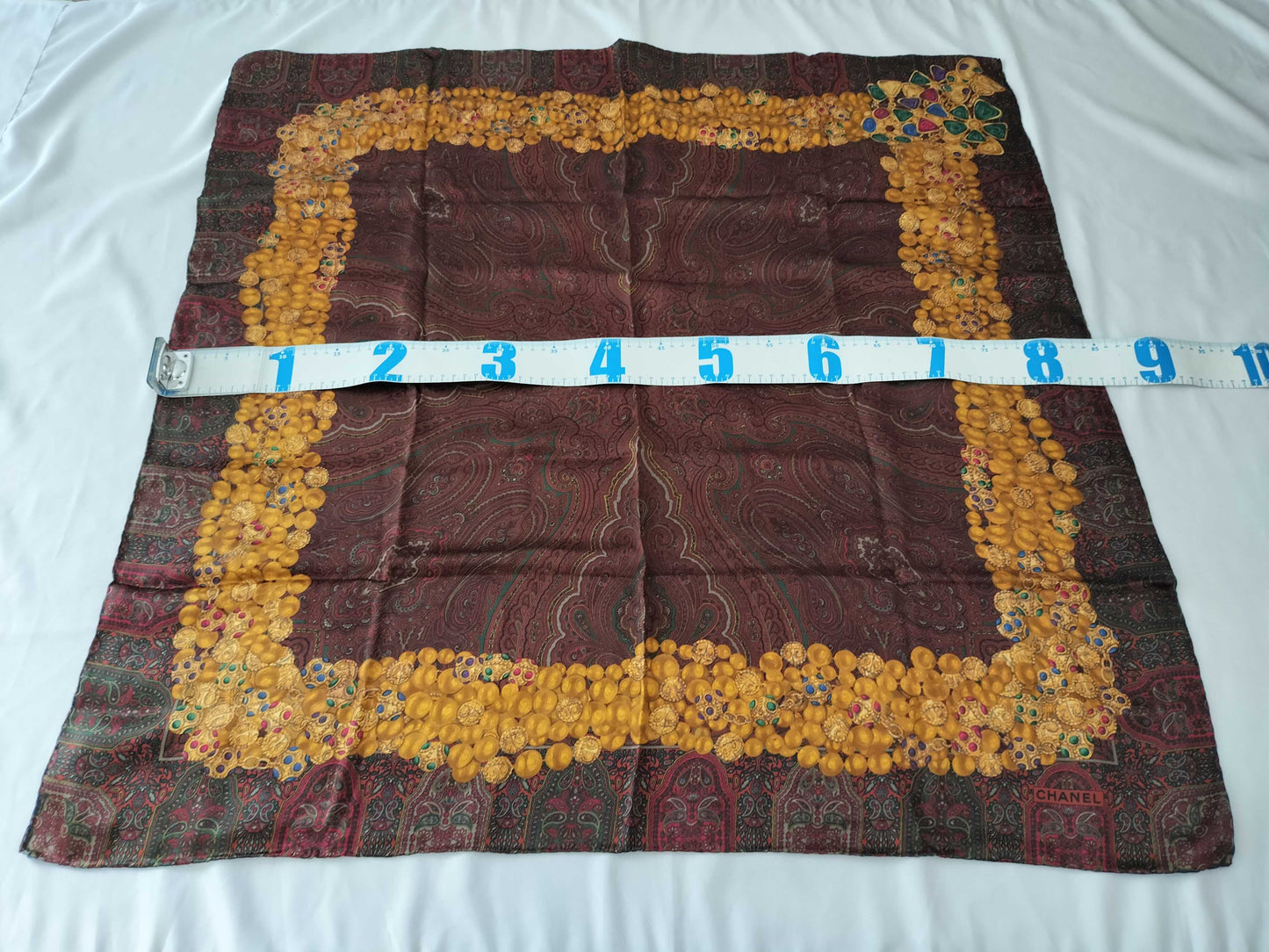 CHANEL Paisley x Accessory Scarf