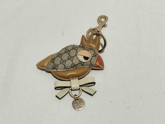 GUCCI Papagallo Parrot Keychain Charm