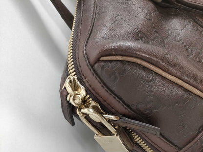 GUCCI Guccissima Horsebit Boston Bag