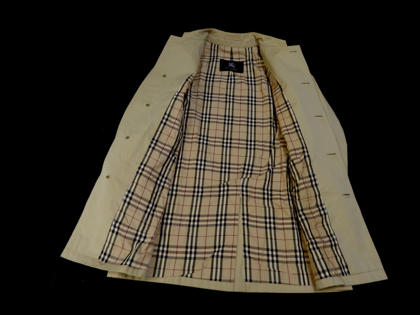 BURBERRY Nova Check Lined Trench Coat