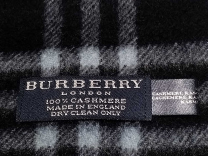 BURBERRY Cashmere Nova Check Scarf