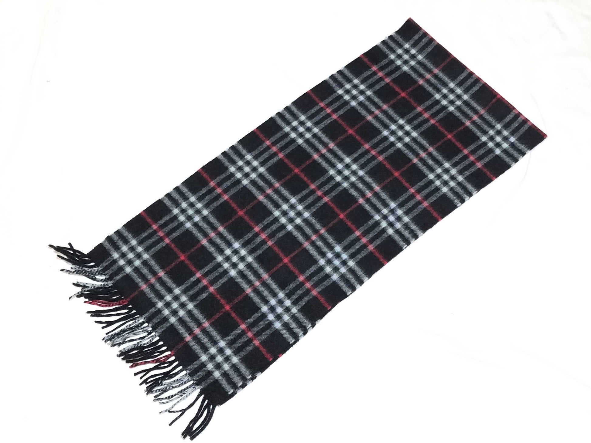 BURBERRY Cashmere Nova Check Scarf