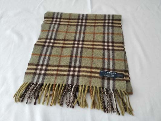 BURBERRY Cashmere Nova Check Scarf