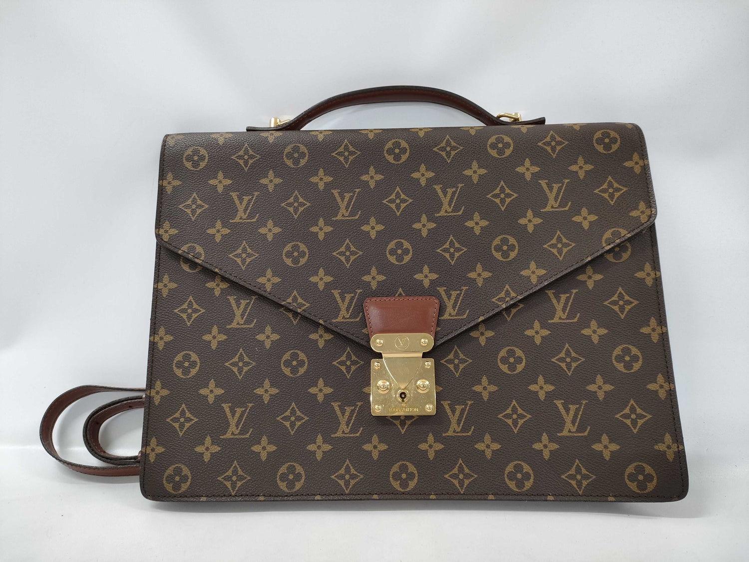 LOUIS VUITTON Monogram Porto Documan Bantriere Business Bag