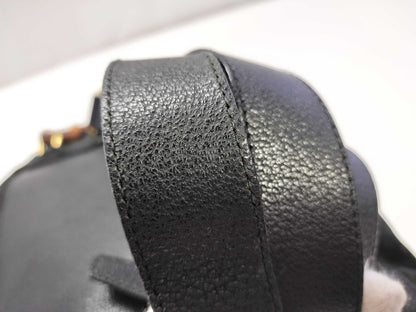 GUCCI Bamboo Suede Leather Backpack / 003 2058 0016 / Backpack