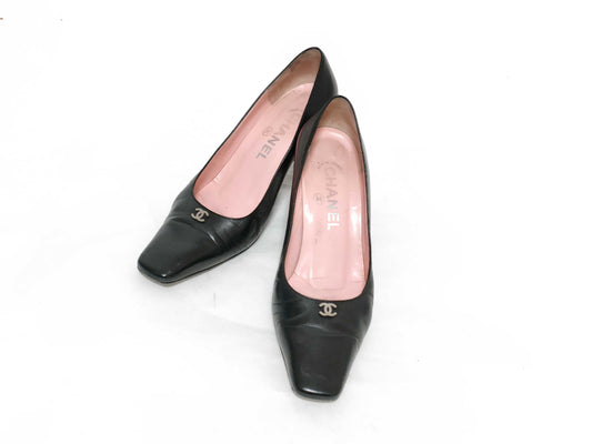 CHANEL Coco Mark Pumps Size 36 1/2 Coco Mark Pumps
